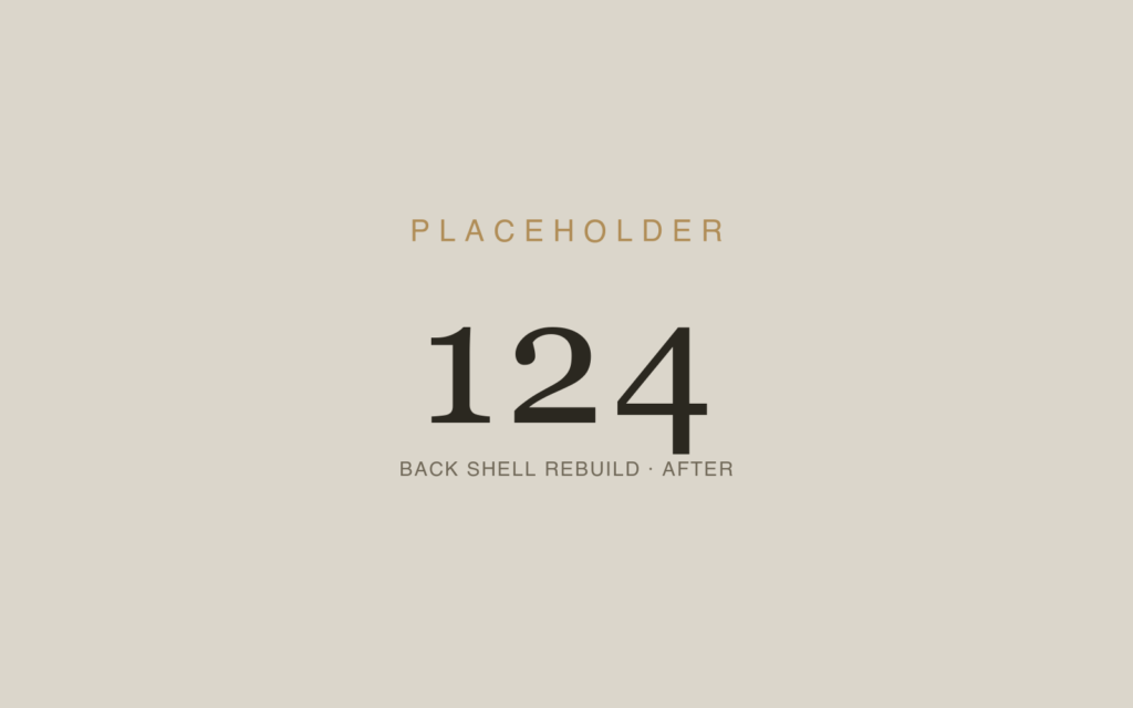 Lower Back Shell Reconstruction — After